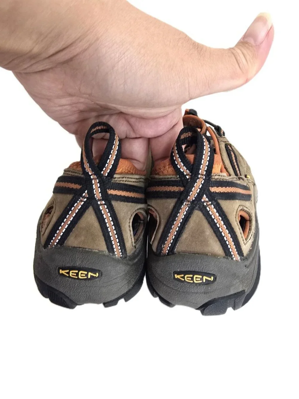 Keen Arroyo II Brown Leather Waterproof Hiking Outdoor Sandals Men Size 9.5